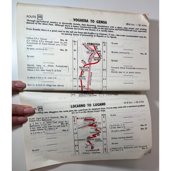 Vintage Map Guide Lyons & Avignon France Continetal Route Booklet AAA - Picture 4 of 5